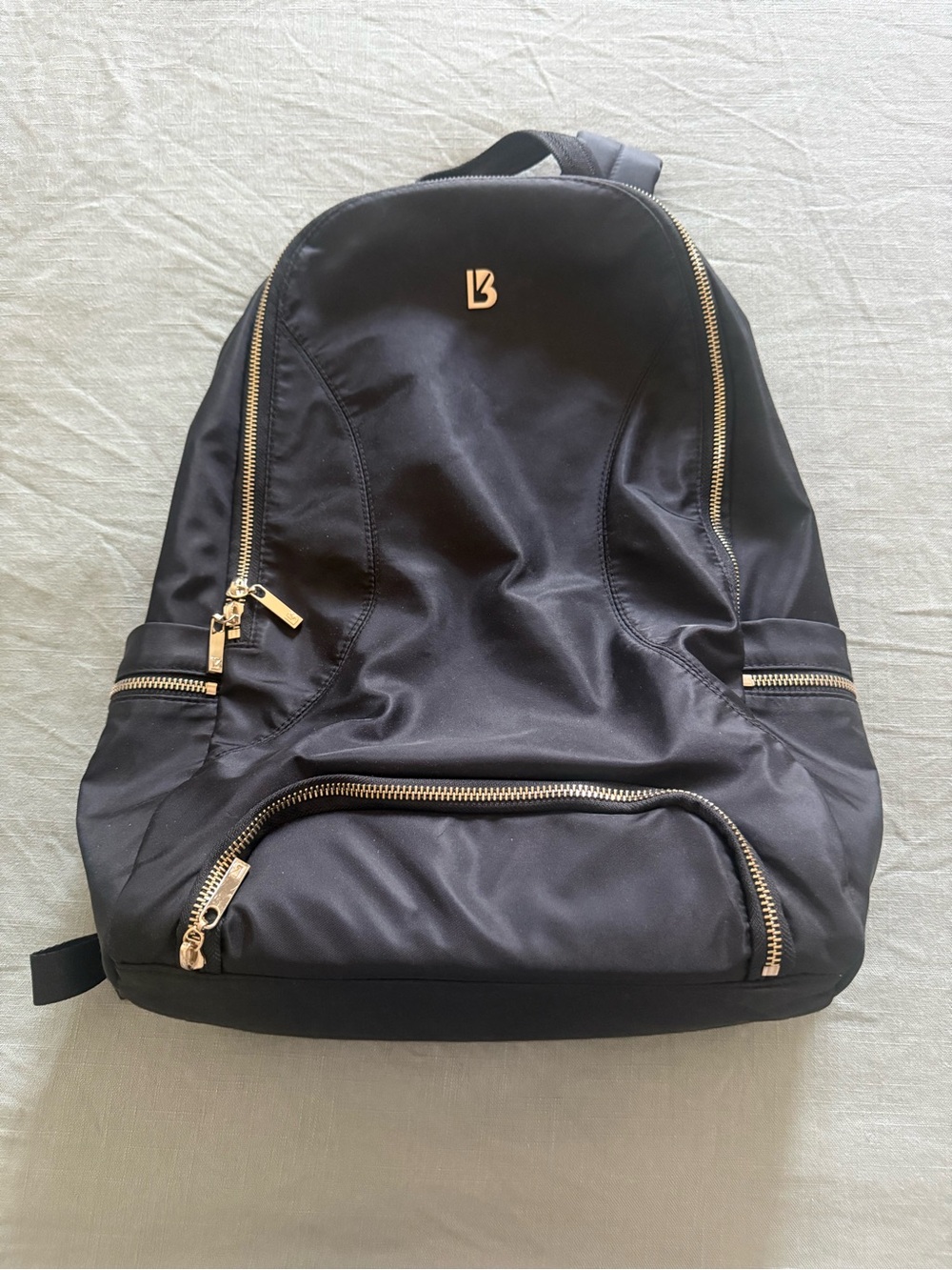 Buffbunny Collection Game Changer Backpack – Onyx Black with Gold Hardware